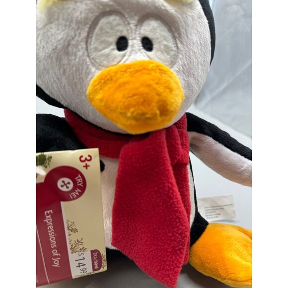 Plush Penguin Christmas Toy Gemmy Singing Dancing Animated Penguin Moving READ - Picture 12 of 15